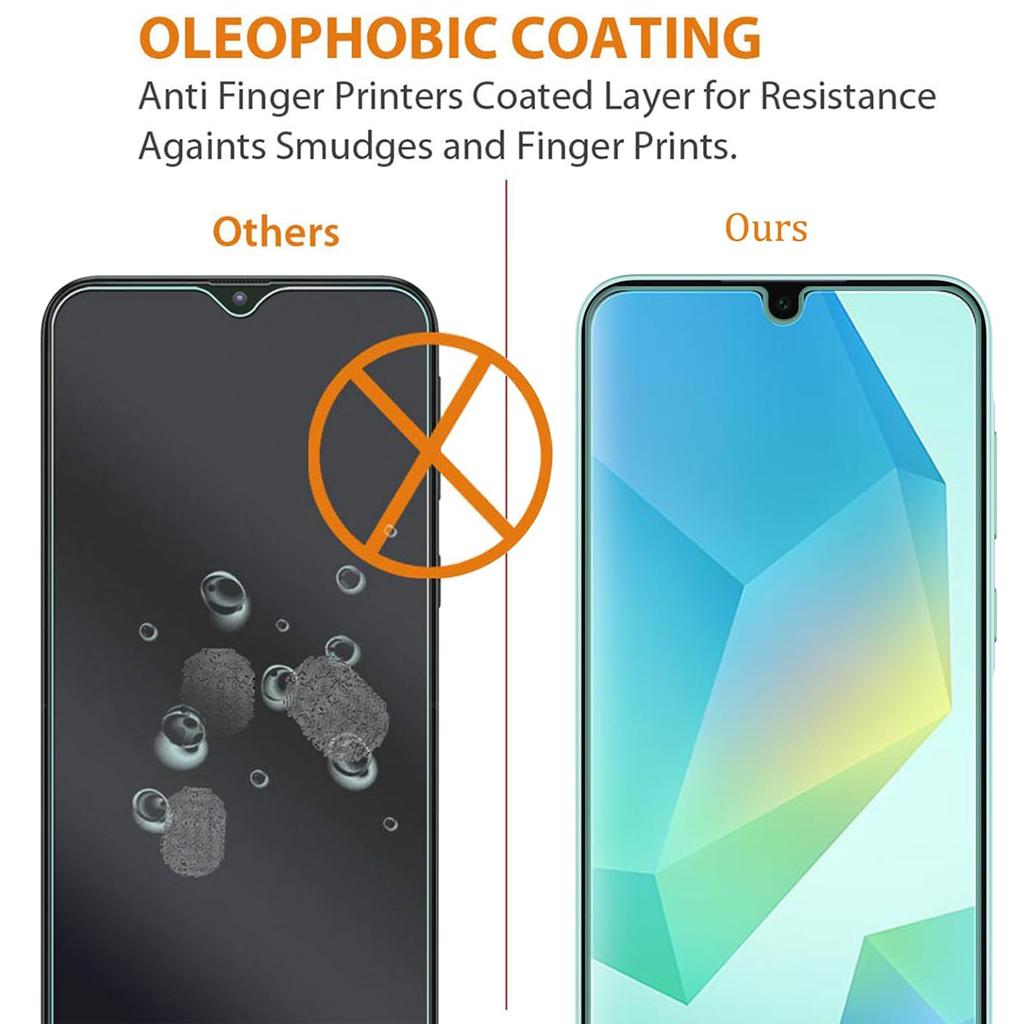 4 шт. HD прозрачное закаленное защитное стекло для экрана Samsung Galaxy A06 A16 A26 A36 A56 A05 A05S A15 A25 A35 A55 A14 A24 A34 A54 A04 защитное покрытие