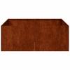 Doniczka Rusty 80X80X30 Cm Stal Nierdzewna