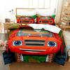 Cartoon Bedding Set B-Blaze Monster Machines Speed Boys Girls Twin Queen Size Duvet Cover Pillowcase Bed Kids Adult