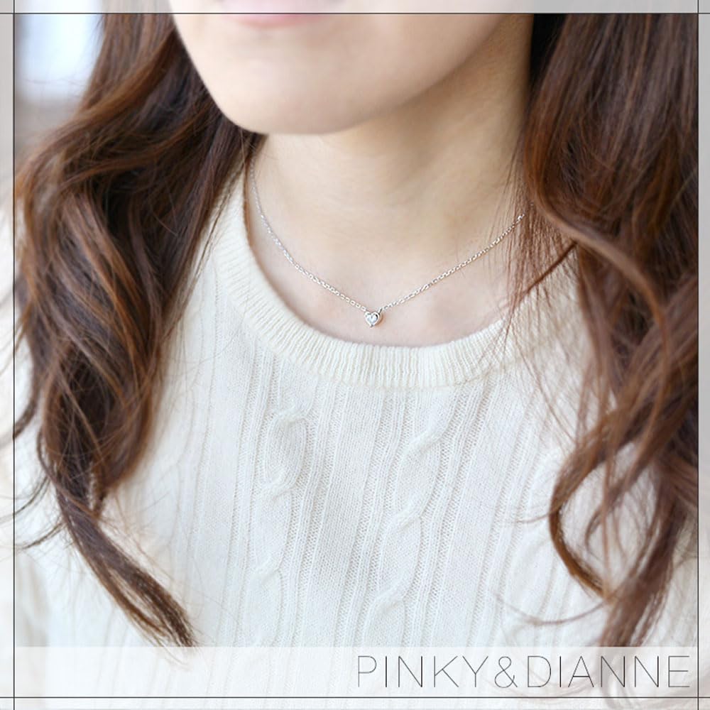 И серебряное ожерелье с подвеской из кубического циркония [Pinky Diane] PINKY&DIANNE (VPCPD51582)