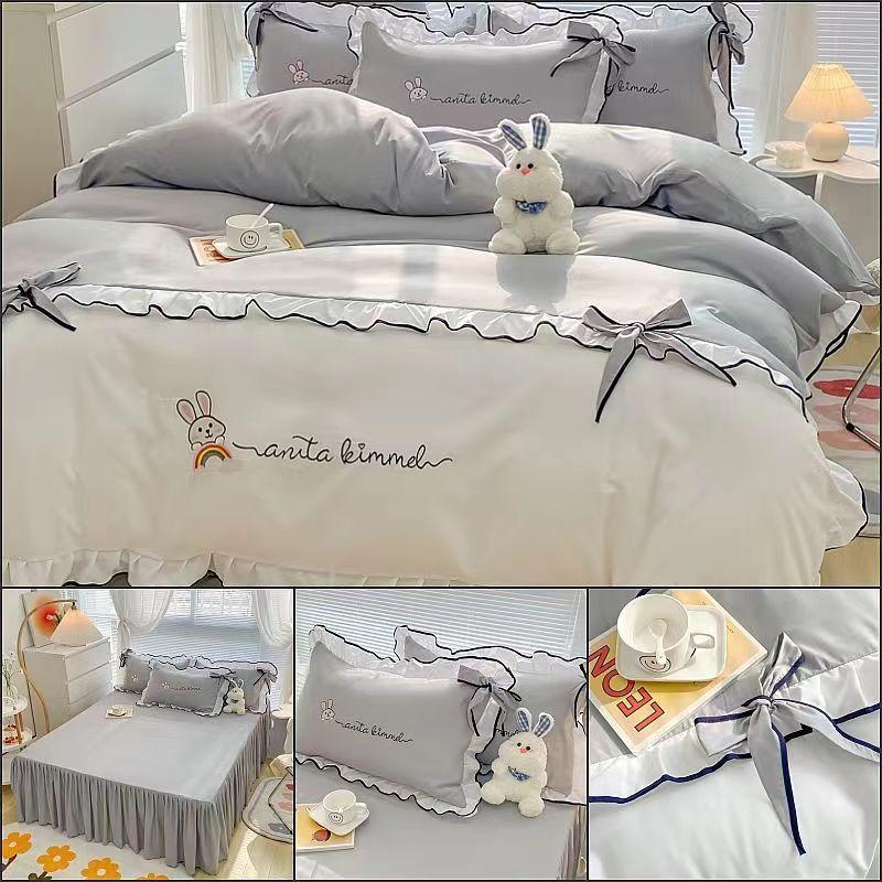 Зимний комплект постельного белья из четырех предметов из высококачественного утолщенного хлопка