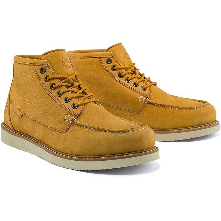 Timberland Top Layer Cowhide Casual Comfortable Mid-Top Sneakers Men Sneakers Medium-Brown A2BTHW