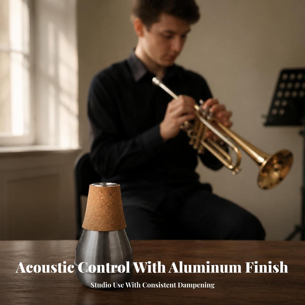 High Trumpet Mute Streamlined Musical Instrument Part Practice