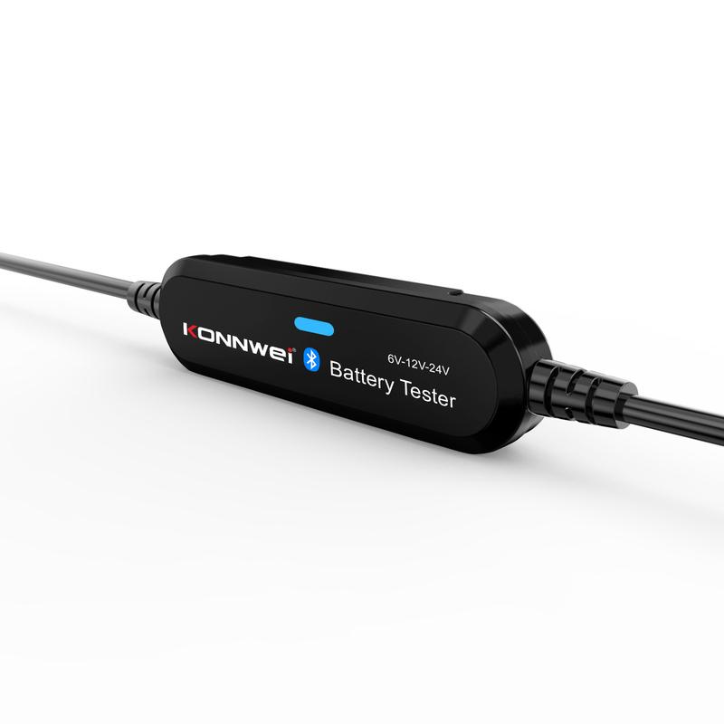 KONNWEI BK100 Bluetooth 5.0 6В 12В Тестер автомобильного и мотоциклетного аккумулятора Монитор аккумулятора 100-2000 CCA Инструменты проверки зарядки и запуска