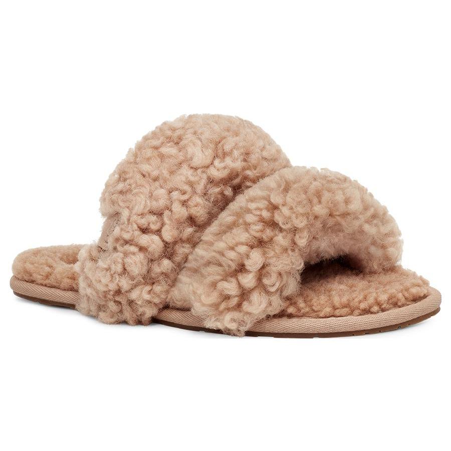 UGG Тихие шлепанцы на скользящей подошве Женские Песочные 1130837-SAN