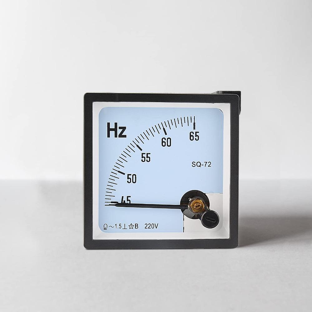 45-65Hz 220V Accuracy Class Copper+plastic Hertz Meter Frequency Meter Electrician