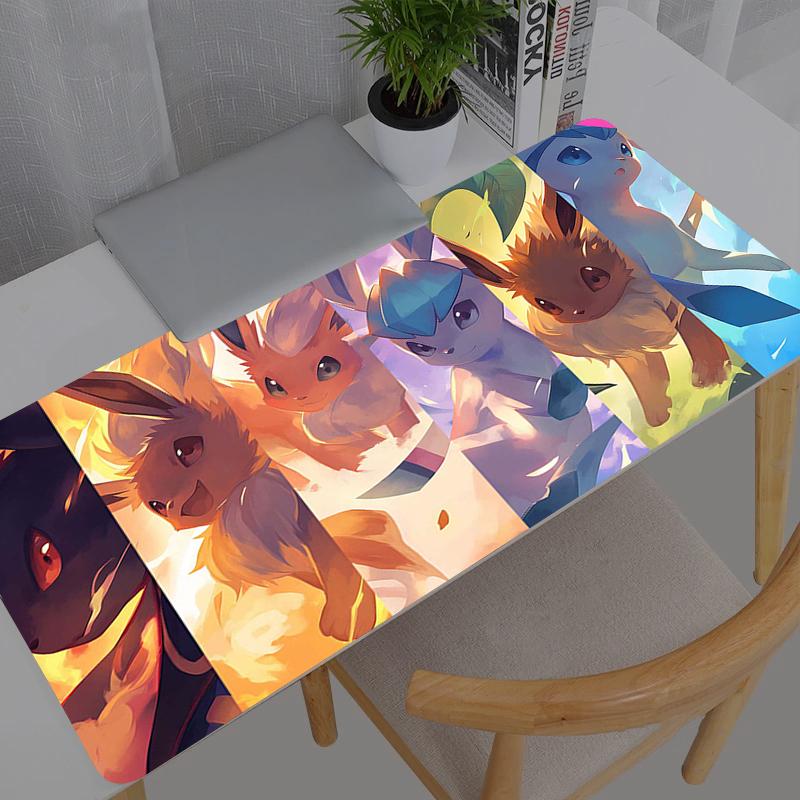 Mouse Pad Anime Pokemon Pikachu Gaming Accessories Mousepad Gamer PC Completo Computer Keyboard Desk Mat Varmilo Table