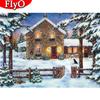 Diamond Painting Winter Kit New Arrival Diamond Embroidery House Mosaic Landscape Christmas Decorations For Home