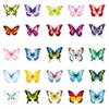 50 Pieces Of Various Flower Butterflies, Colorful Butterfly Graffiti Stickers, Cute And High-Value Children'S Water Cup Decoration