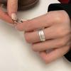 Корейское инс геометрическое круглое многослойное простое серебряное кольцо холодный ветер простое кольцо на указательный палец женское