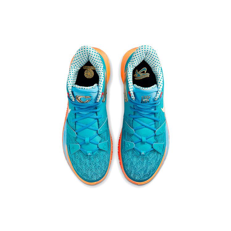 CONCEPTS X Nike Kyrie 7 Баскетбольные кроссовки Унисекс Средняя высота Синий Оранжевый CT1135-900(S-BOX)