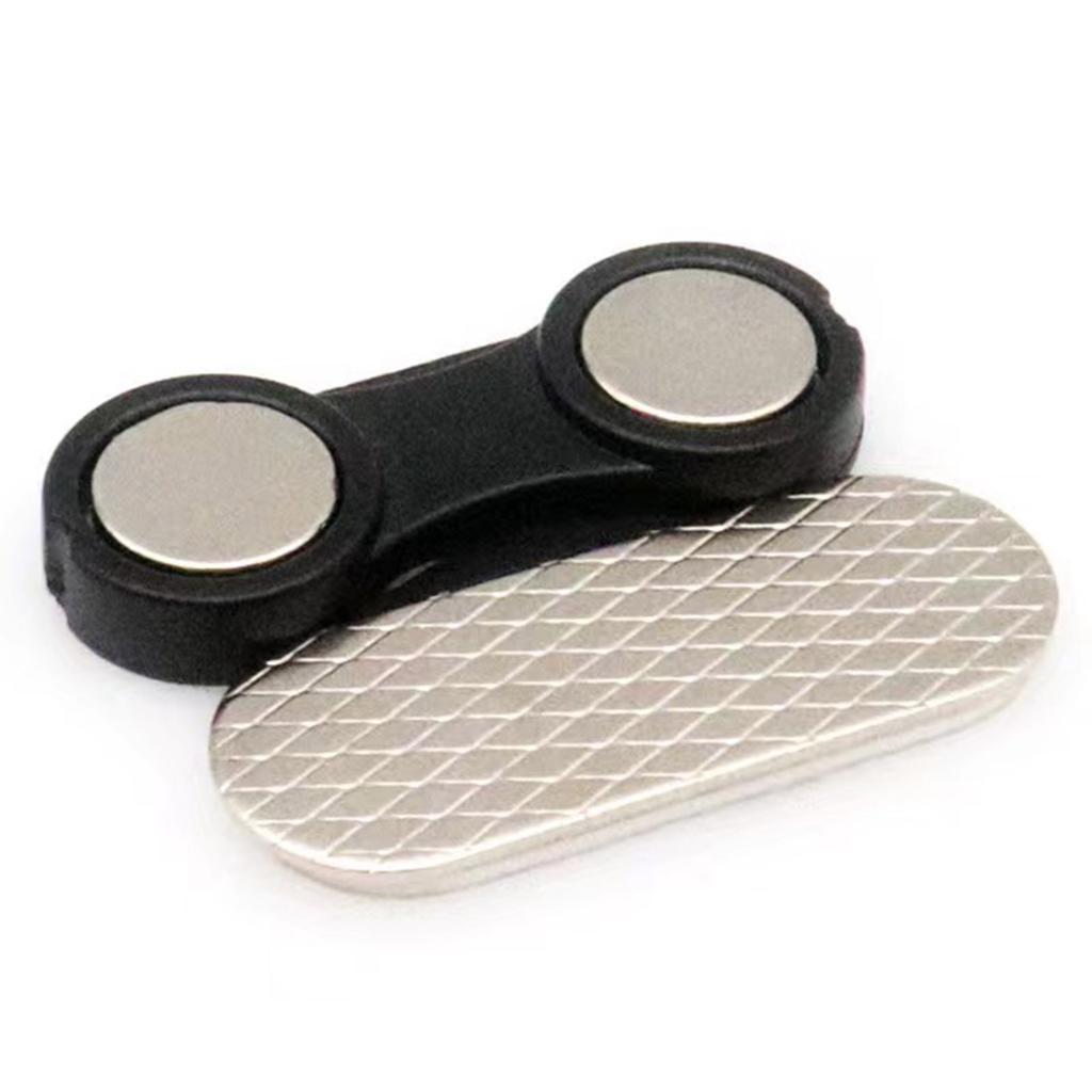 Magnetic Badge Clasps Magnetic Clips for Name Tags ID Cards and Work Pins Secure Fastener for Office School or Events