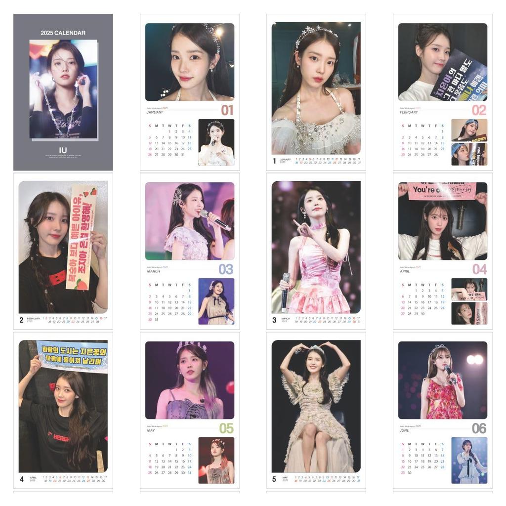 2025 Wall Calendar Wall [K-STAR Calendar] (IU IU)