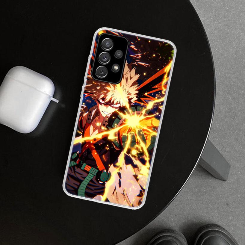 Чехол для телефона Dakugou Katsuki MHA My Hero для Samsung Galaxy A12 A22 A32 A52 A72 A02S A51 A50S A31 A20S A10S Note 20 Ultra 10