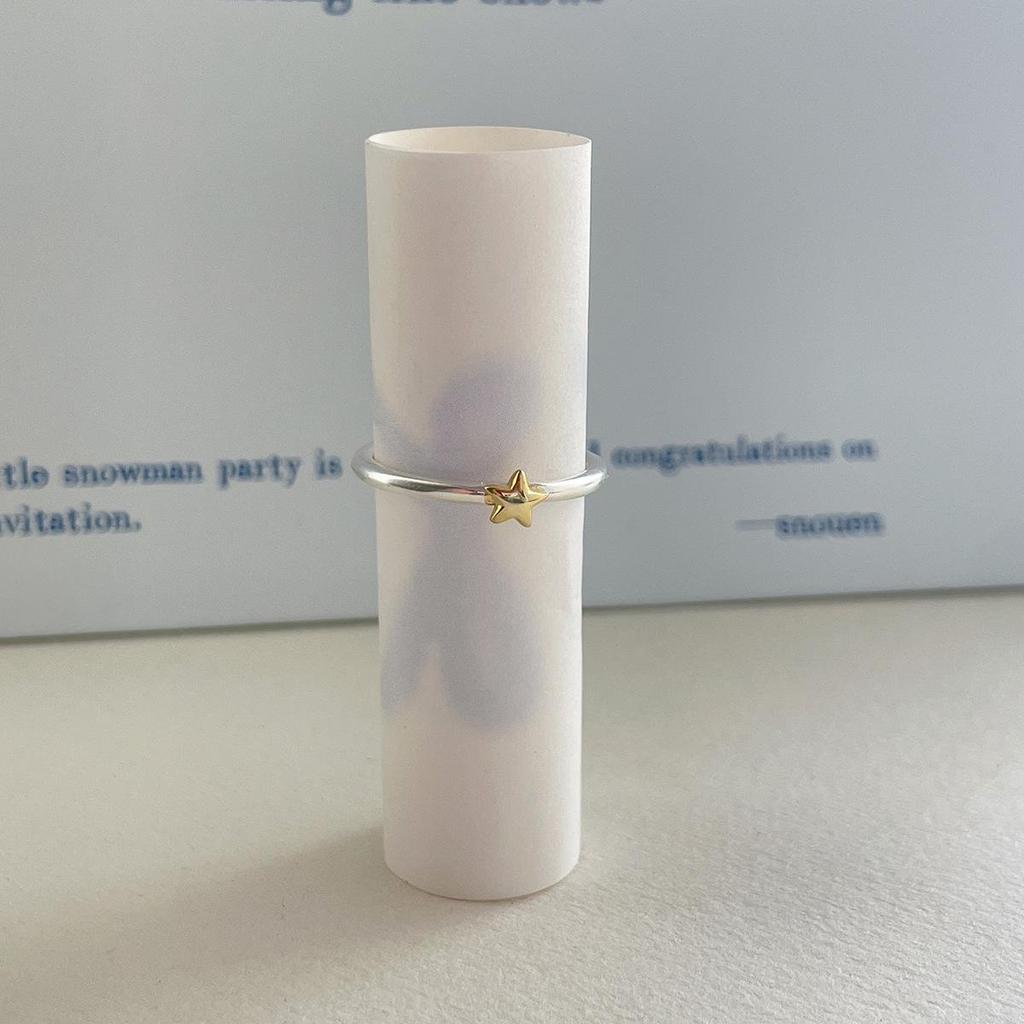 Кольцо «Сладкие Ангельские Крылья и Звезда»: Стильное открывающееся женское кольцо на указательный палец