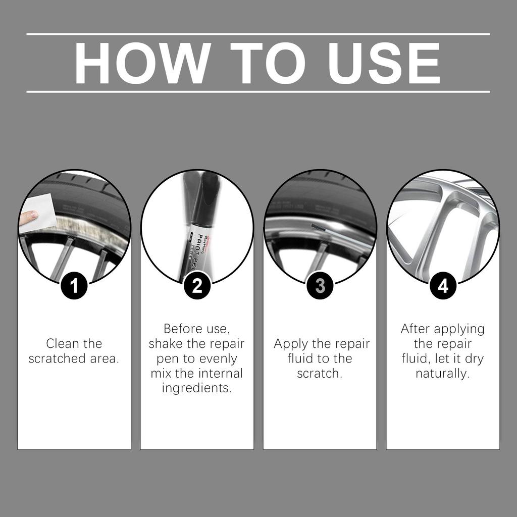 Карандаш для удаления царапин на автомобильных дисках, средство для удаления царапин 20 мл