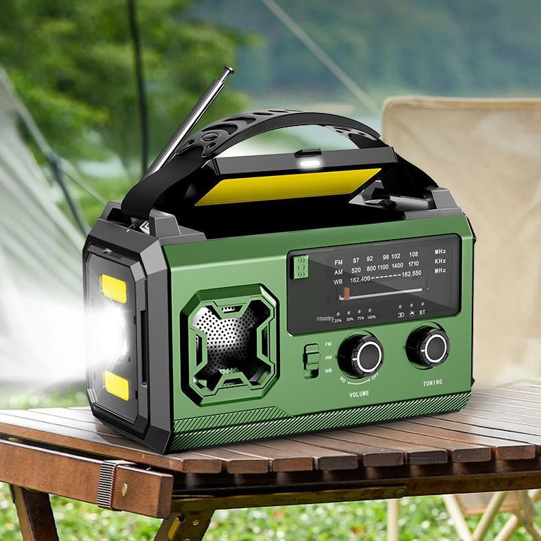 20,000mAh Solar-Powered Emergency Radio with All-Band Channels & Lighting