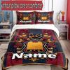 3pcs Duvet Cover Set (1*Duvet Cover + 2*Pillowcase, Without Core), Custom Name Bradford City AFC Pattern Bedding Set, Home Bedroom Decor Gift