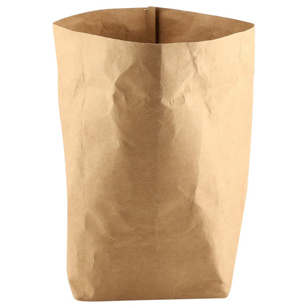 Kraft Paper Bag Flower Plant Pot Cover Container Multi functional Storage Pouch (25*25*40cm)