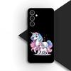 Чехол для телефона для Samsung Galaxy S22 S21 S20 FE Ultra Plus A07 A17 A15 A16 A25 A57 A37 Мягкий силиконовый чехол Комиксы Единорог Мультяшный
