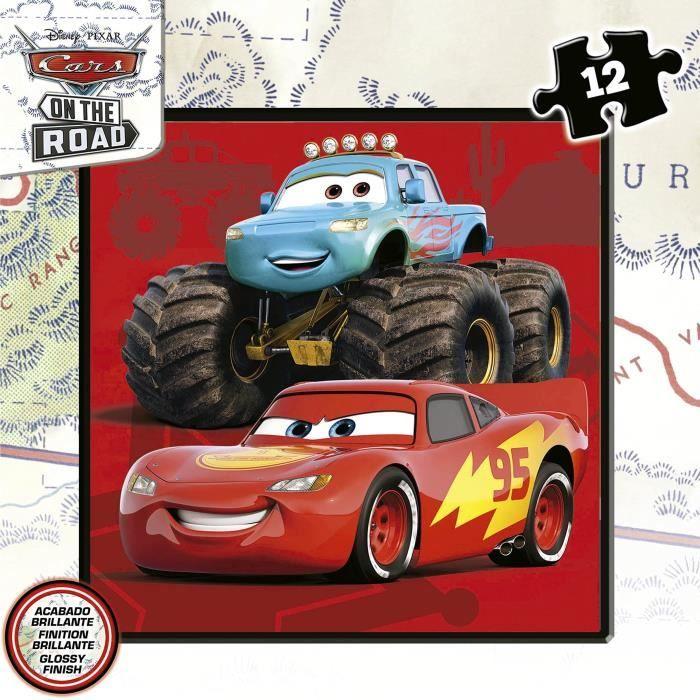 CARS Progressive Puzzle - Case of 4 Puzzles - Educa® - 12-16-20-25 Pieces