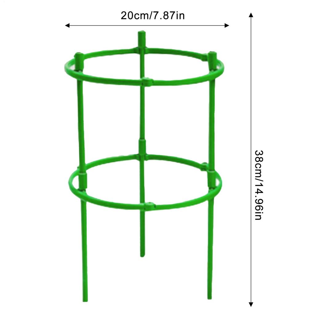 2-layer Plant Support Pile Support Frame For Tomato Plant Climbing Support Rack Round Climbing Vines Cucumber Stake Holder