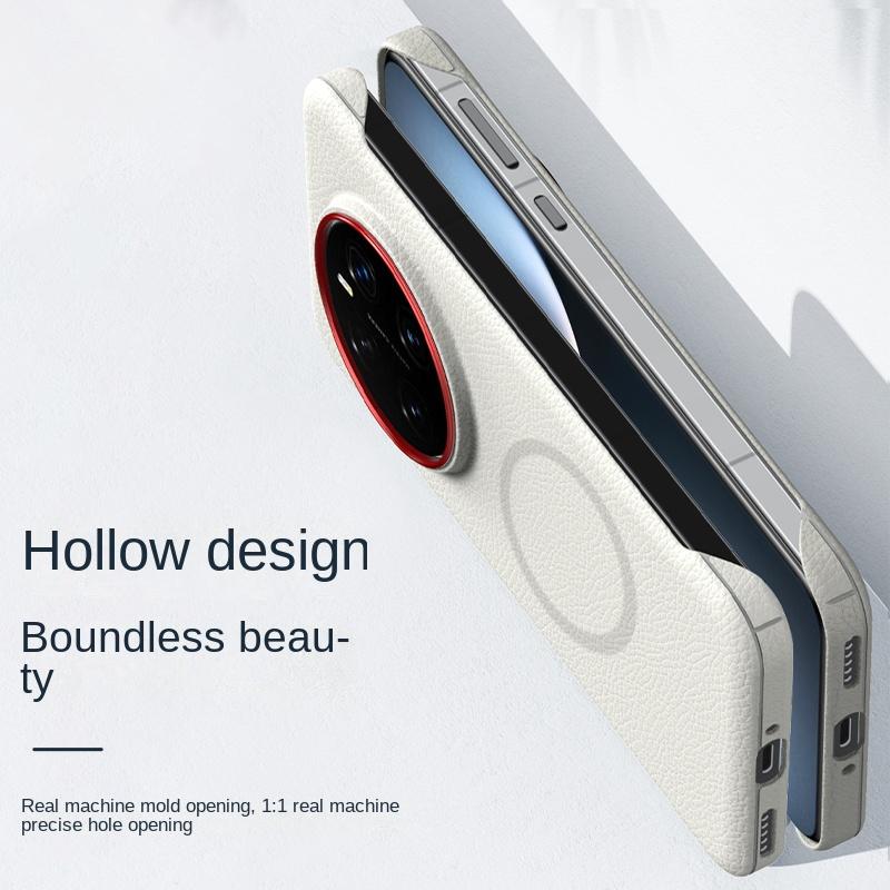 Чехол для Huawei Honor Magic 7 Pro, Жесткий ПУ, Беспроводная зарядка, Тонкий, Магнитный, Защитная задняя крышка, Чехол-оболочка для телефона Magic7 7Pro