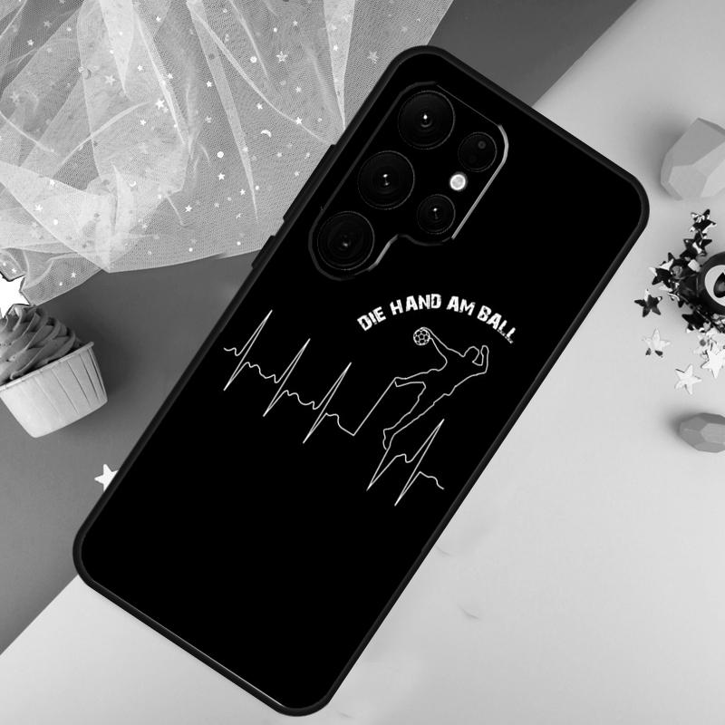 Stylish Playing Handball Phone Case For Samsung Galaxy S26 S25 S24 S21 S20 S22 S23 Ultra S10 Plus S25 FE Cover Coque