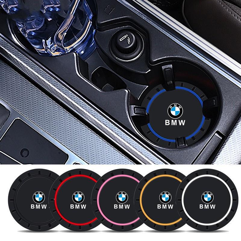 2PCS Car Cup Pad High-quality Silicone Coaster Non-slip Mat For BMW F25 F26 F16 F15 F34 F07 F40 F10 F45 F46 G20 G22 G23 G12 F13