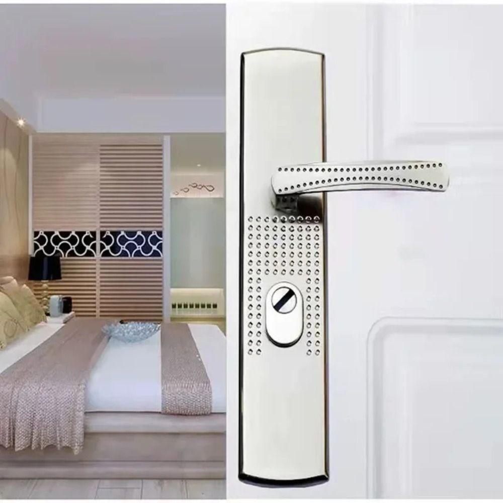 Aluminium Zinc Zinc Alloy Security Door Handle Universal Door Lock Household Hardware Panel Handle Home