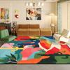 Современный декоративный ковер в абстрактном стиле для гостиной, большого размера, мягкий, художественный, для украшения спальни, ковер, легкая чистка, коврик под диван, для журнального столика