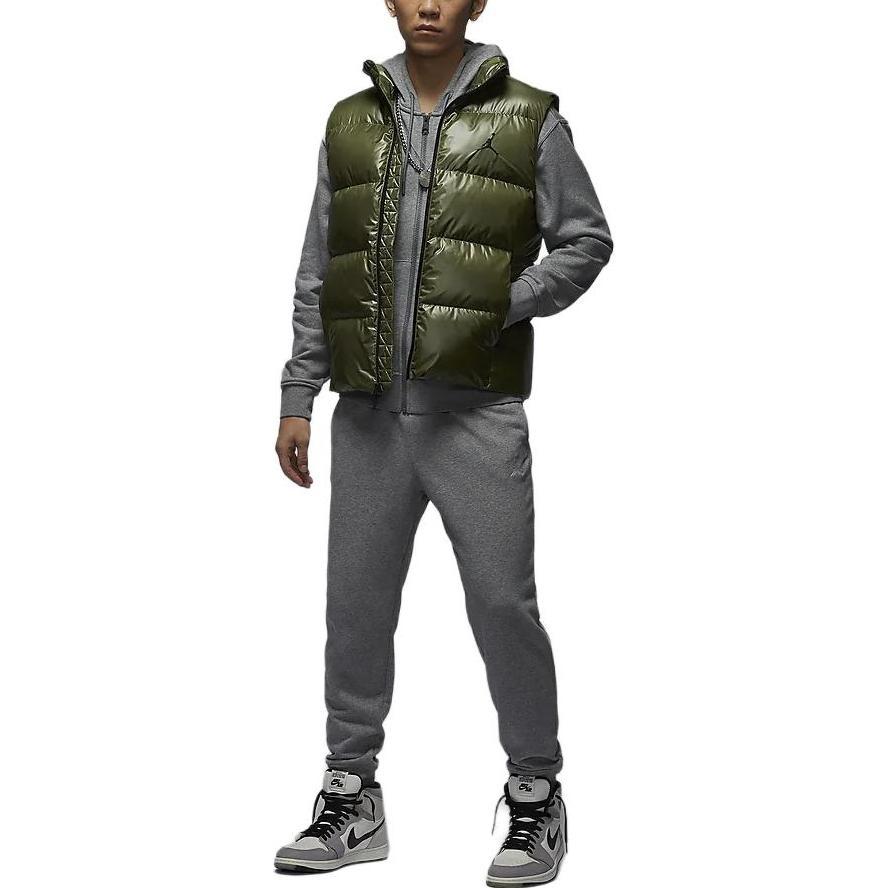 Jordan Flight Vest Men's Medium Olive Green FV7274-222