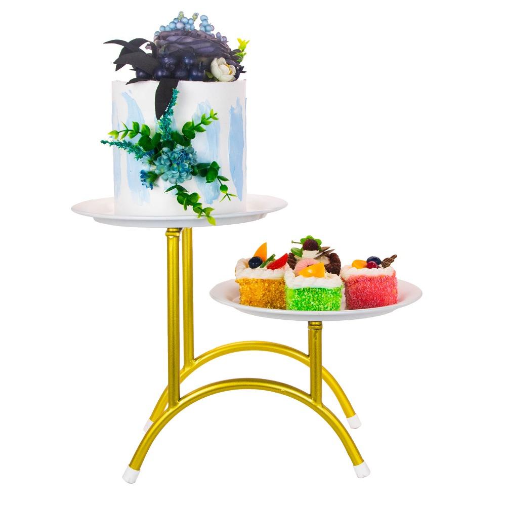 Подставка для торта, металлическая круглая подставка для кексов, десертов, держатель для торта, поднос для фруктов на свадьбу, вечеринку, день рождения, годовщину