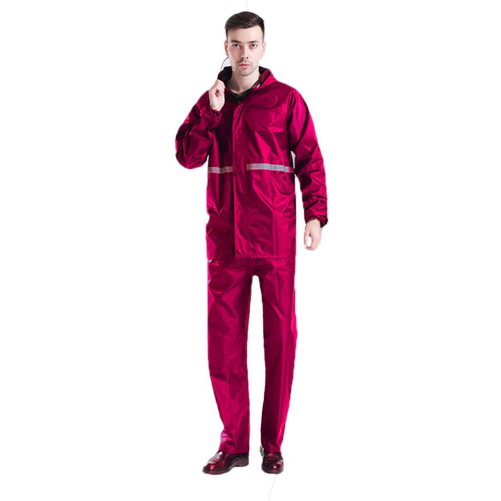 Breathable Outdoor Travel Raincoat Suit Impermeable Women/Men Hooded Rainwear