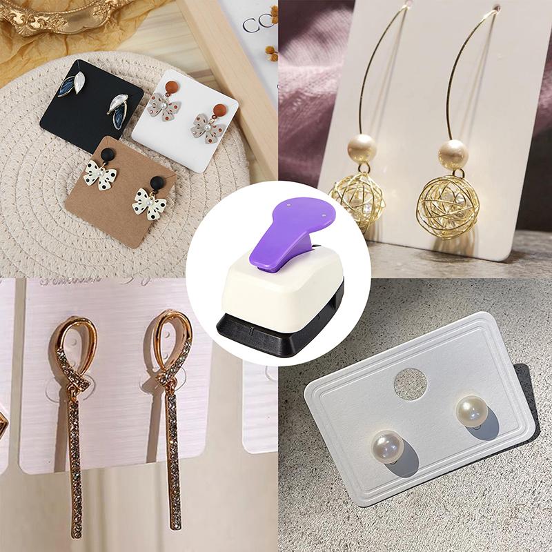 Scrapbooking Paper Punch Earring Card Hole Puncher Diy Children'S Hole Punch Punches Tool For School Office Ring Binder Paper