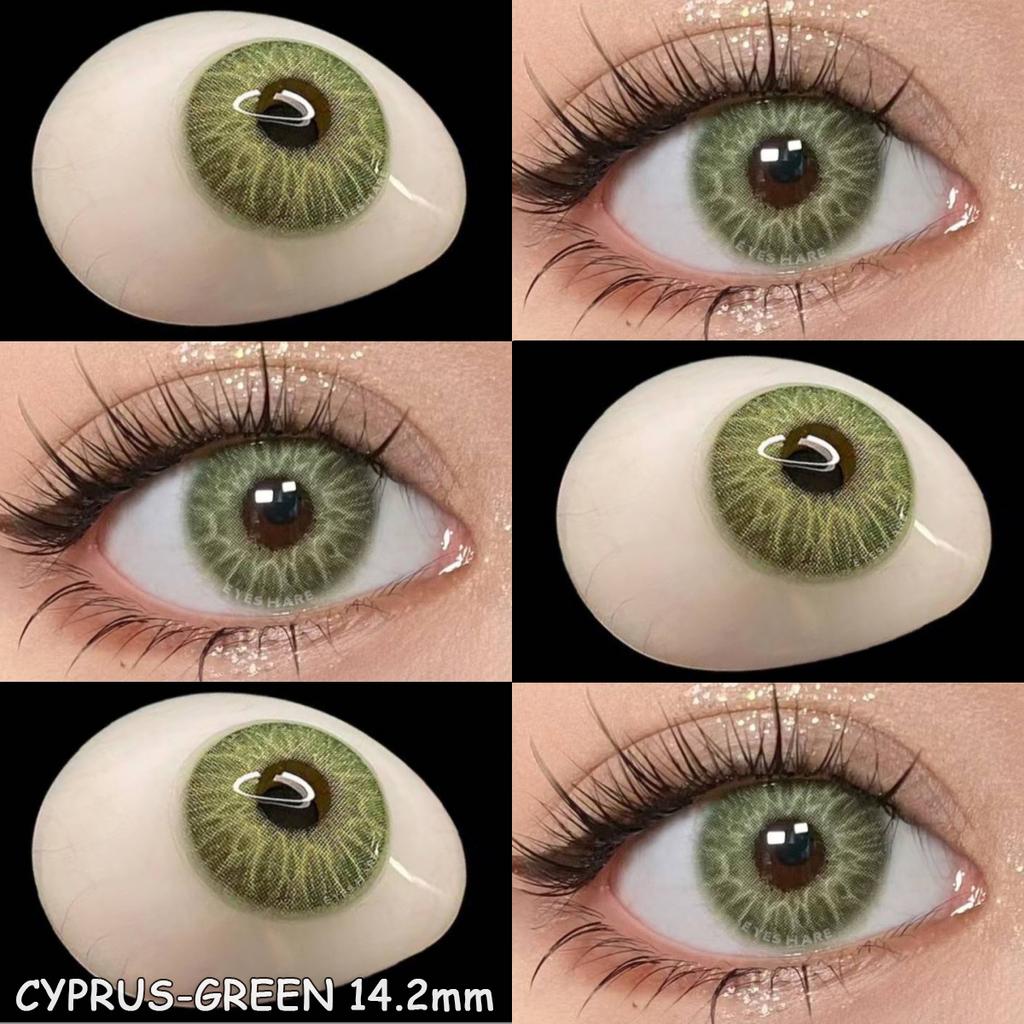 Eyeshare Colored Contact Lens For Eyes DIAMOND Series Color Contact Lens Eye Contacts Colored Cosmetic Lenses Yearly 2pcs/pair