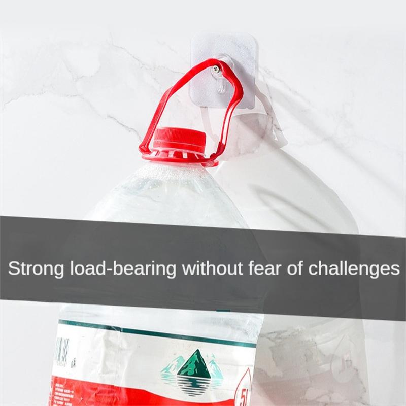 1/2/3 шт. Настенный крючок-наклейка Невидимый Влагостойкий Прочный Простой Экономия места Подвесной крючок Влагостойкий