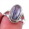 Natural Kyanite Gemstone Handmade 925 Solid Sterling Silver Gift Ring S.6 R4c79