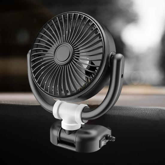 USB-автомобильный вентилятор, вращающийся на 360 градусов, мощный, Plug-Play, высокоскоростной, ультра-тихий вентилятор, персональный охлаждающий кондиционер, автозапчасти