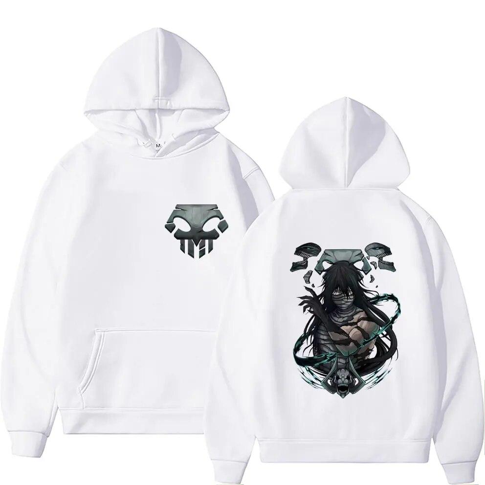 90s Anime Bleach Kurosaki Ichigo Graphic Hoodie Unisex Women Fashion Oversized Sweatshirt Unisex Unisexga Casual Fleece Cotton Hoodies