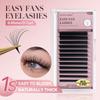 DANIKE Easy Fan Eyelash Extensions 0.05mm D Curl 8-15mm 1s Blooming Faux Mink Lashes
