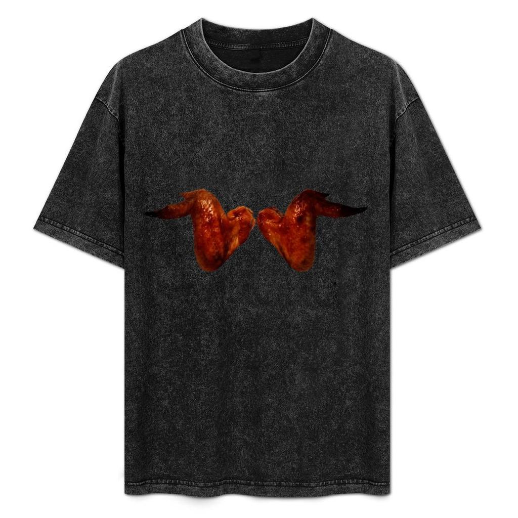Realistic Chicken Wings Tshirt Casual Daily Outfit Tshirt