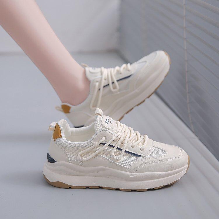 Forrest Gump Daddy Shoes Women's New Spring New Breathable Mesh Sporty Style Little White Shoes Ins Tide