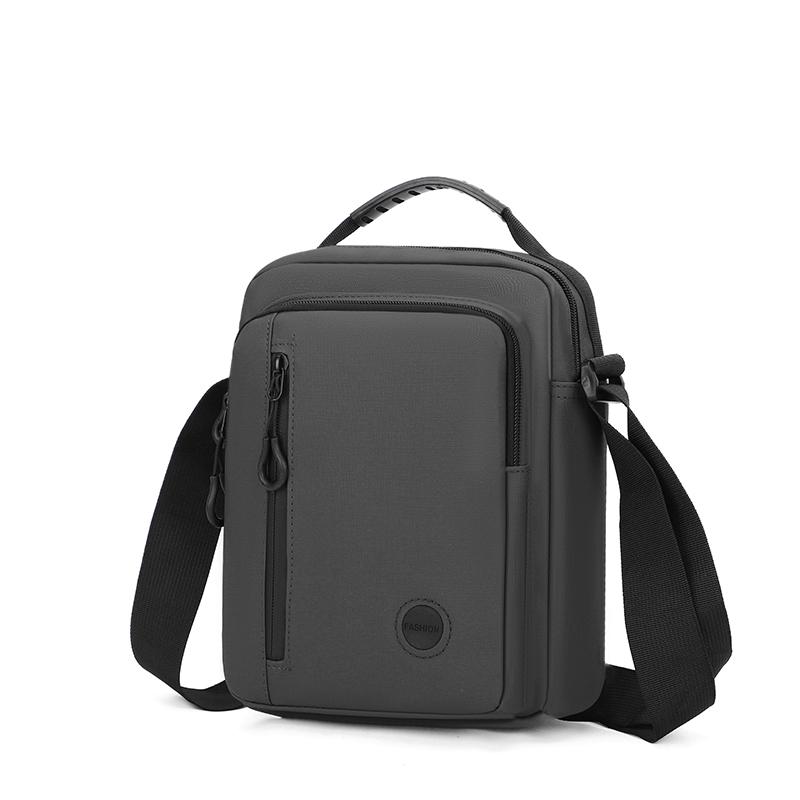 Мужская наплечная сумка большой вместимости для улицы и поездок, водоотталкивающая деловая сумка-тоут для мобильного телефона