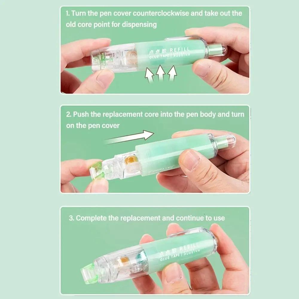 High Viscosity Correction Tape Glue Tape Large Capacity Press-On Dot Glue  DIY Scrapbooking