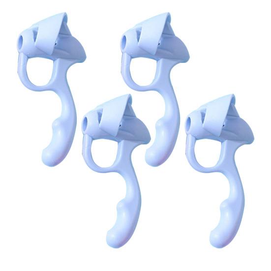 4шт/комплект силиконовый карандаш захват палец профилактика мозолей помощь правильная осанка эргономичный