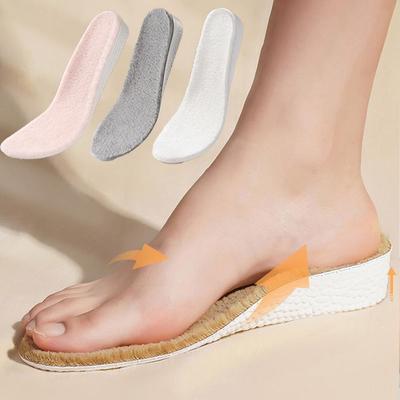 1 пара флисовых стелек для обуви с вентиляцией, зимние теплые, мягкая подошва, эластичные хлопковые стельки, унисекс, обрезаемые