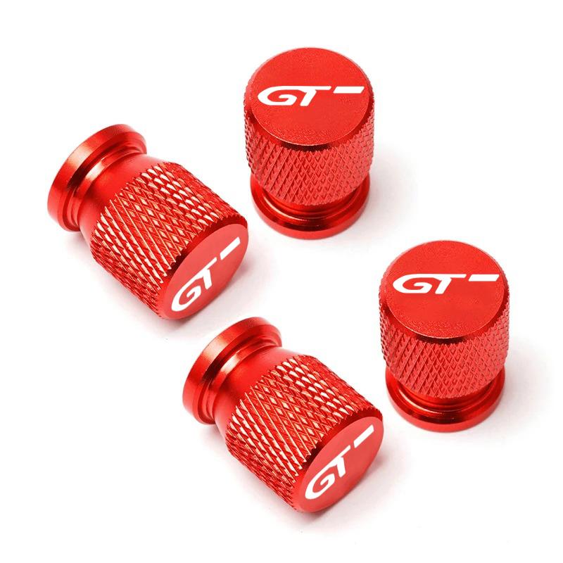 RXEC6 4pcs Aluminum Alloy Car Wheel Tire Valve Caps Tyre Rim Stem Covers For Kia GT LINE ELANTRA Sportage Stinger KX5 K3 K4 K5 Sorento