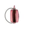 GUCCI Marmont Quilted Leather Cell Phone Pouch, Chain Bag, Crossbody Bag, Shoulder Bag Women's Pink Candy Color Unicorn 598597-DTDCP-5815