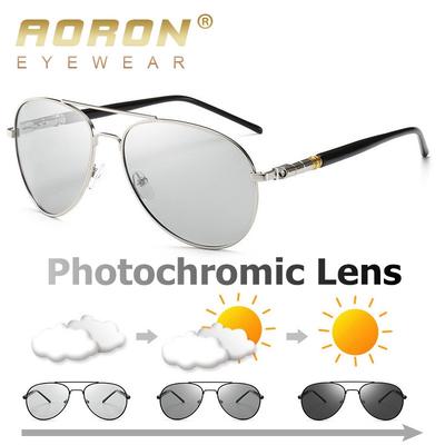Мужские фотохромные поляризованные солнцезащитные очки для вождения